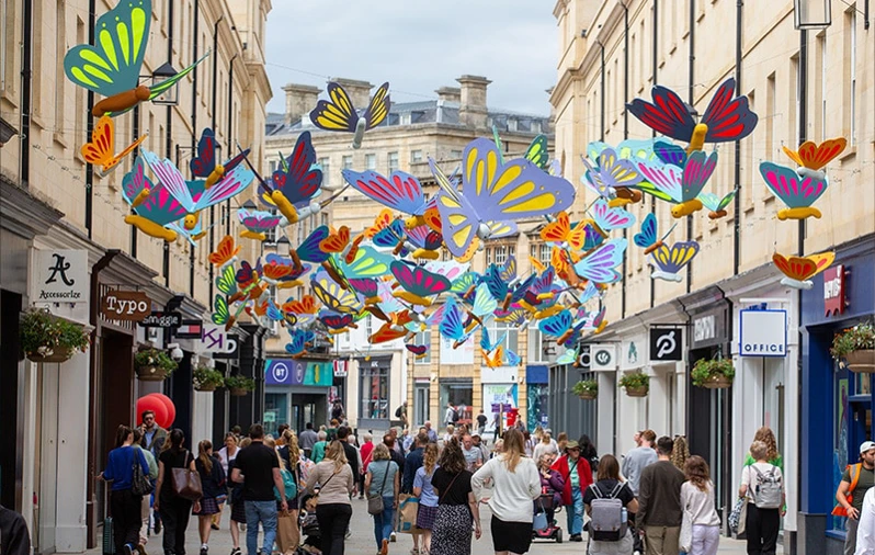 ZARA and Goldsmiths sign at SouthGate, Bath